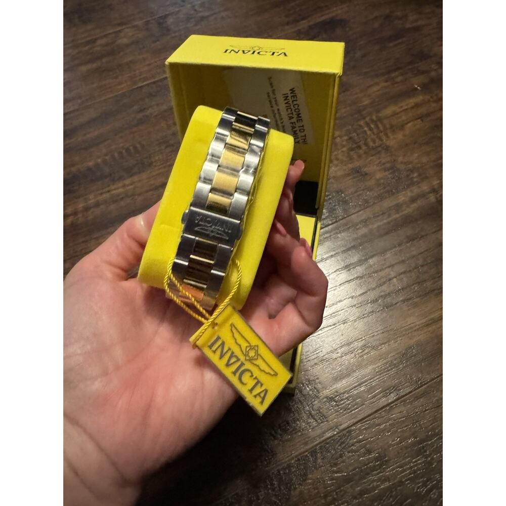 49679 Invicta Men's Specialty Watch 43MM Case Stainless Steel 2 Tone Gold Dial - Picture 7 of 10